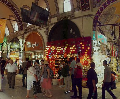 Customers in the market